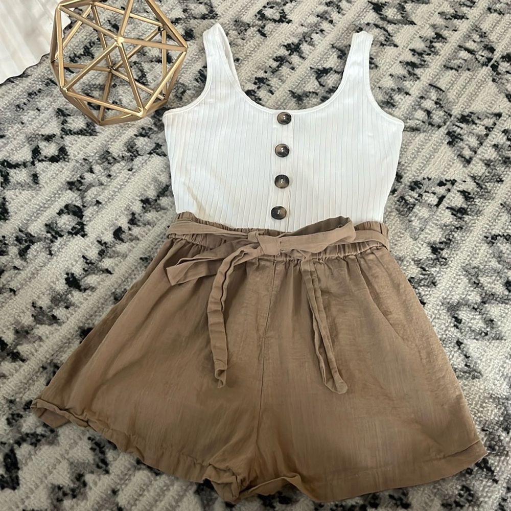 Button Down Romper